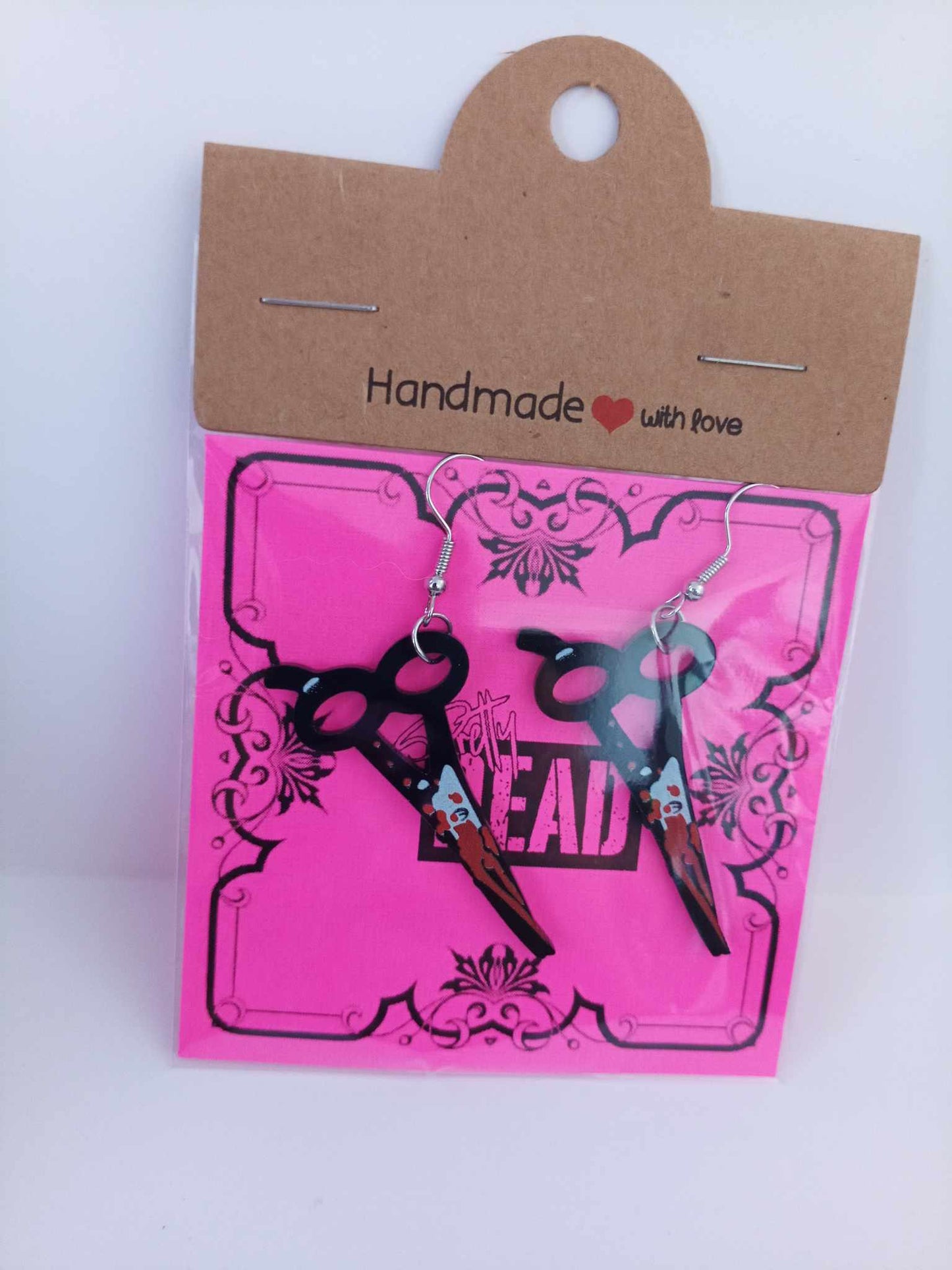 Bloody Scissors Earring Set