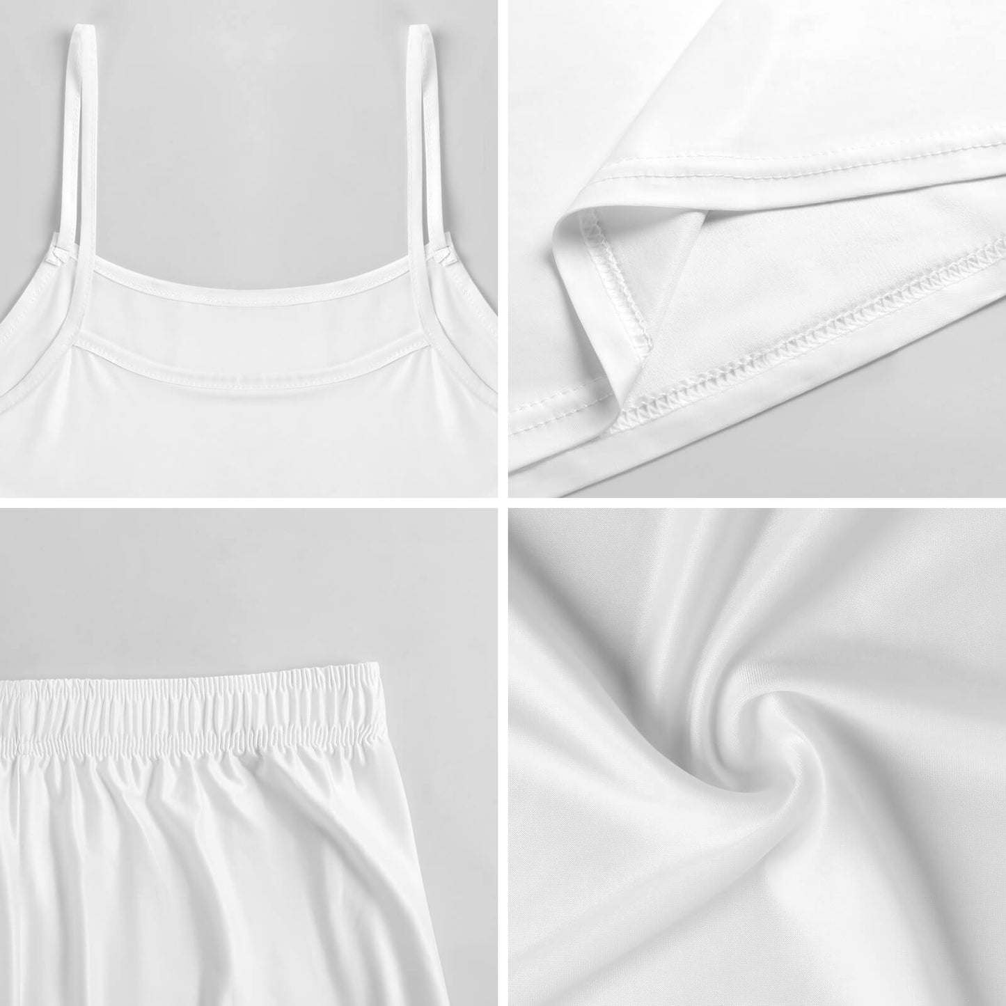 Strawberry Strap pajama Set Women's Ice Silk Spaghetti Strap Shorts Pajama Set