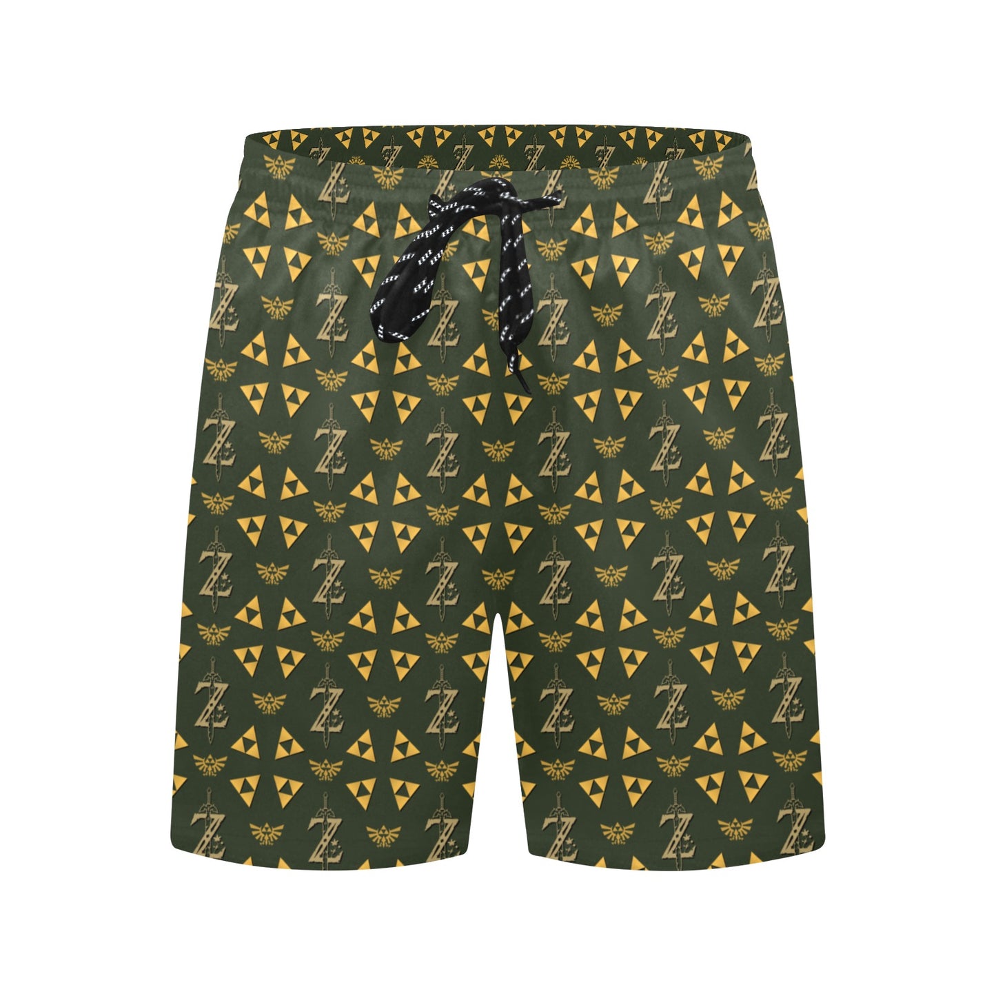 Zelda Swimming Trunks Men's Mid-Length Beach Shorts (Model L51)