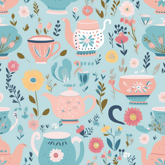 Blue tea Pattern