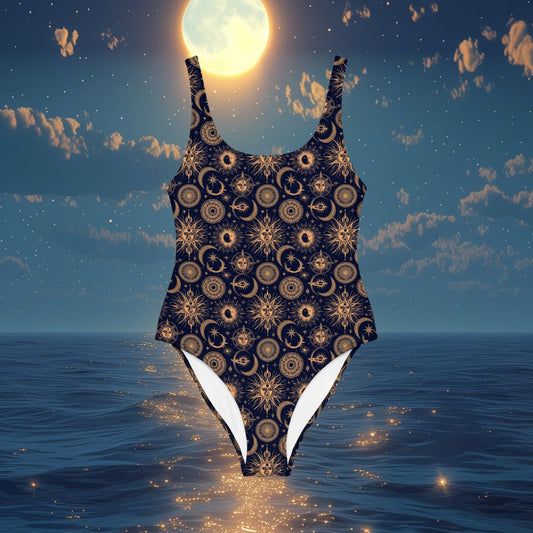 My Sun and Moon Woman's One-Piece Swimsuit