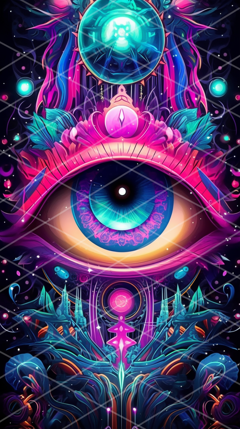 Evil Eye Phone Wallpaper 4K HD