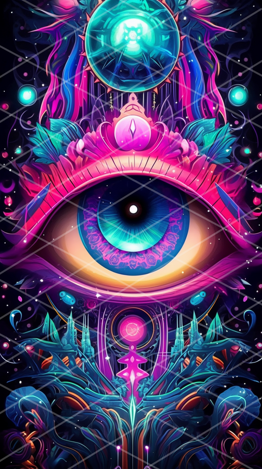 Evil Eye Phone Wallpaper 4K HD