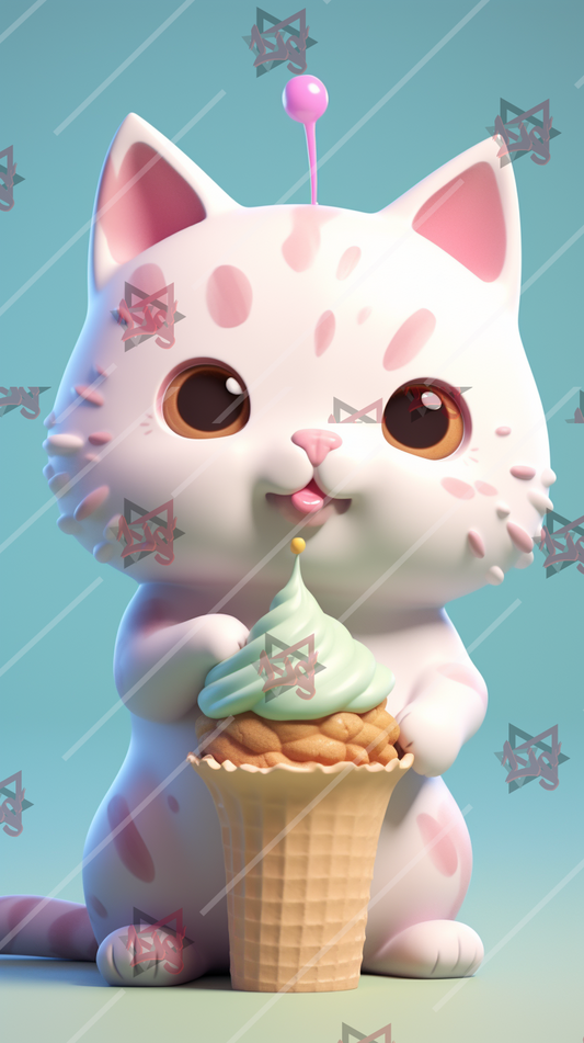 Icy Cute Phone HD Lock Screen, Phone Wallpaper