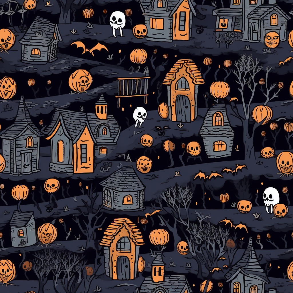 Halloween Theme Patterns for sulimation, DTF, decorations.