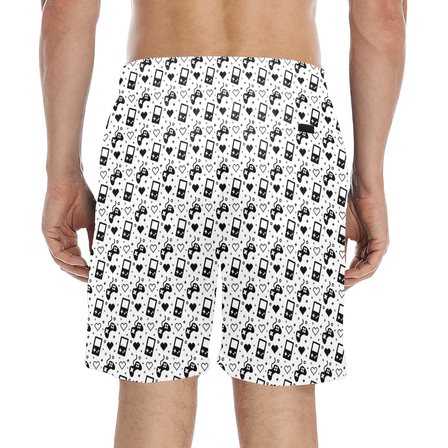 Gamer Men's Mid-Length Beach Shorts (Model L51)