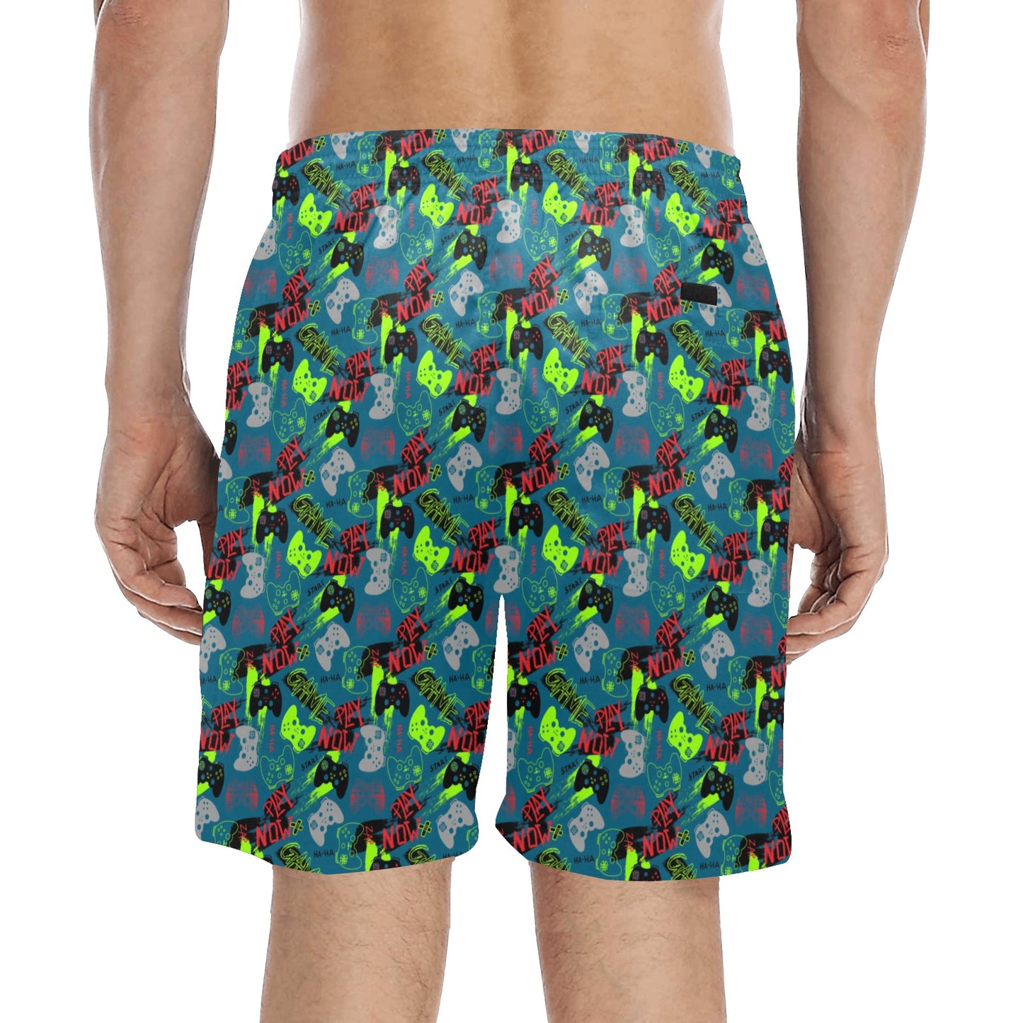 Play Now Men's Mid-Length Beach Shorts