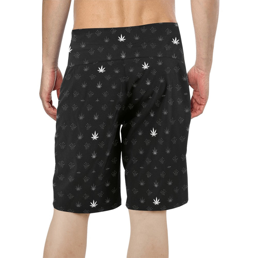 Mary Jane Black Men's Board Shorts