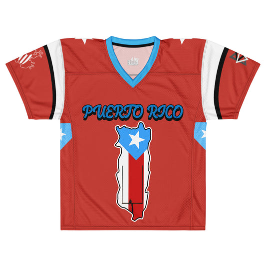 Puerto Rico x Bad Bunny Inspired Football American Football Jersey