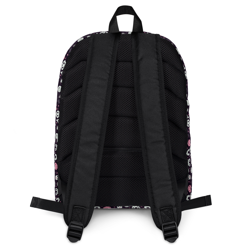 Deadly cute Medium Size Backpack, Large Inside Pocket 15" Laptop, Hidden Pocket for Wallet, School Travel