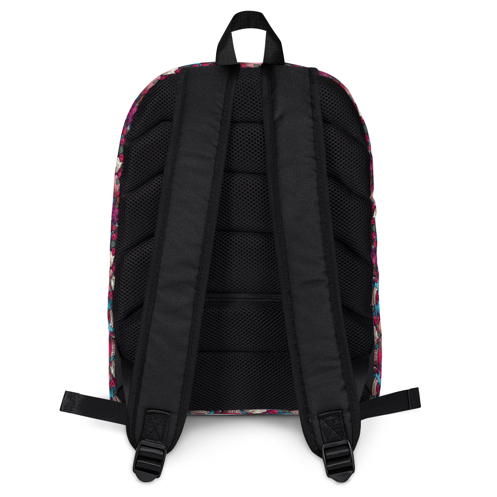 Buffet  Medium Size Backpack, Large Inside Pocket 15" Laptop, Hidden Pocket for Wallet, School Travel