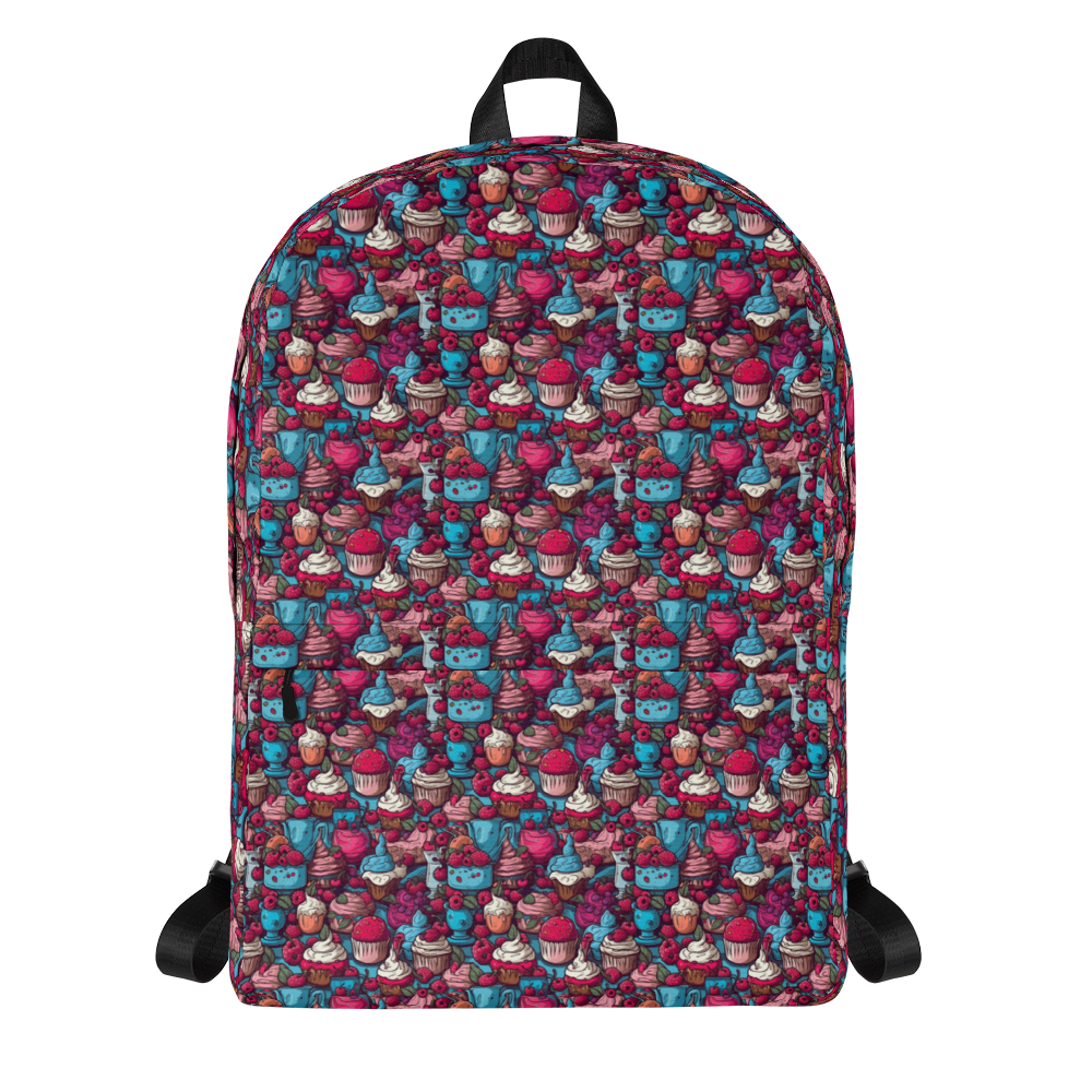 Buffet  Medium Size Backpack, Large Inside Pocket 15" Laptop, Hidden Pocket for Wallet, School Travel