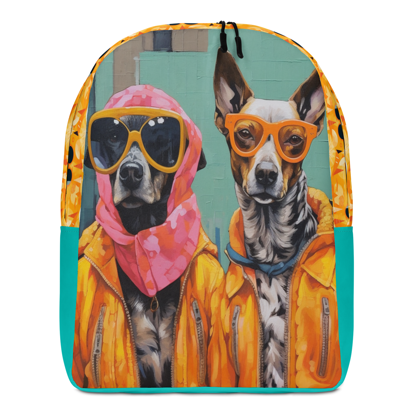 Verano Perro Minimalist Backpack, Backpack with 15" inside pocket for Laptop, Hidden Pocket for Wallet, Lightweight well made