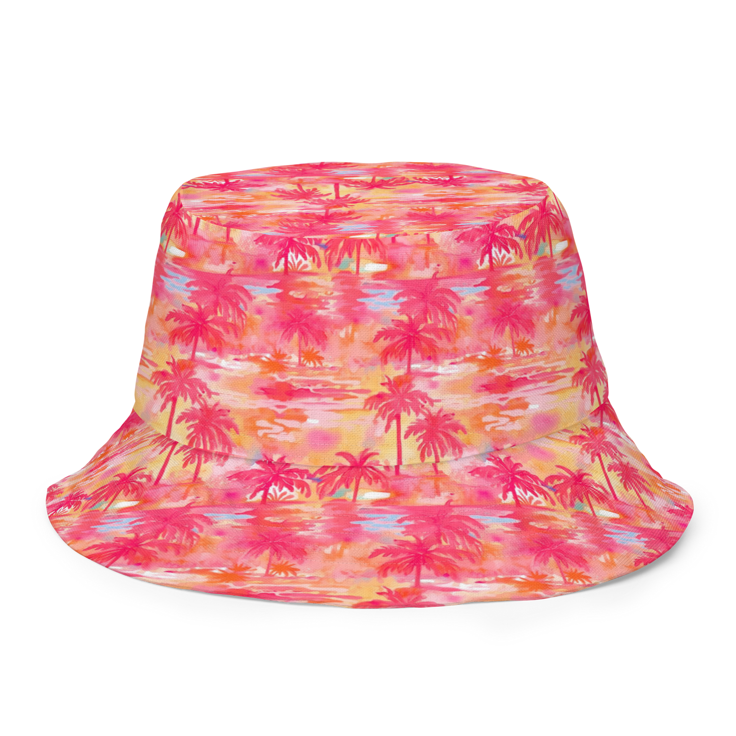 Playa Bucket Hat - Unisex, Packable Summer Travel Beach Sun Hat, for Women Men Summer Sun Beach Fishing Cap