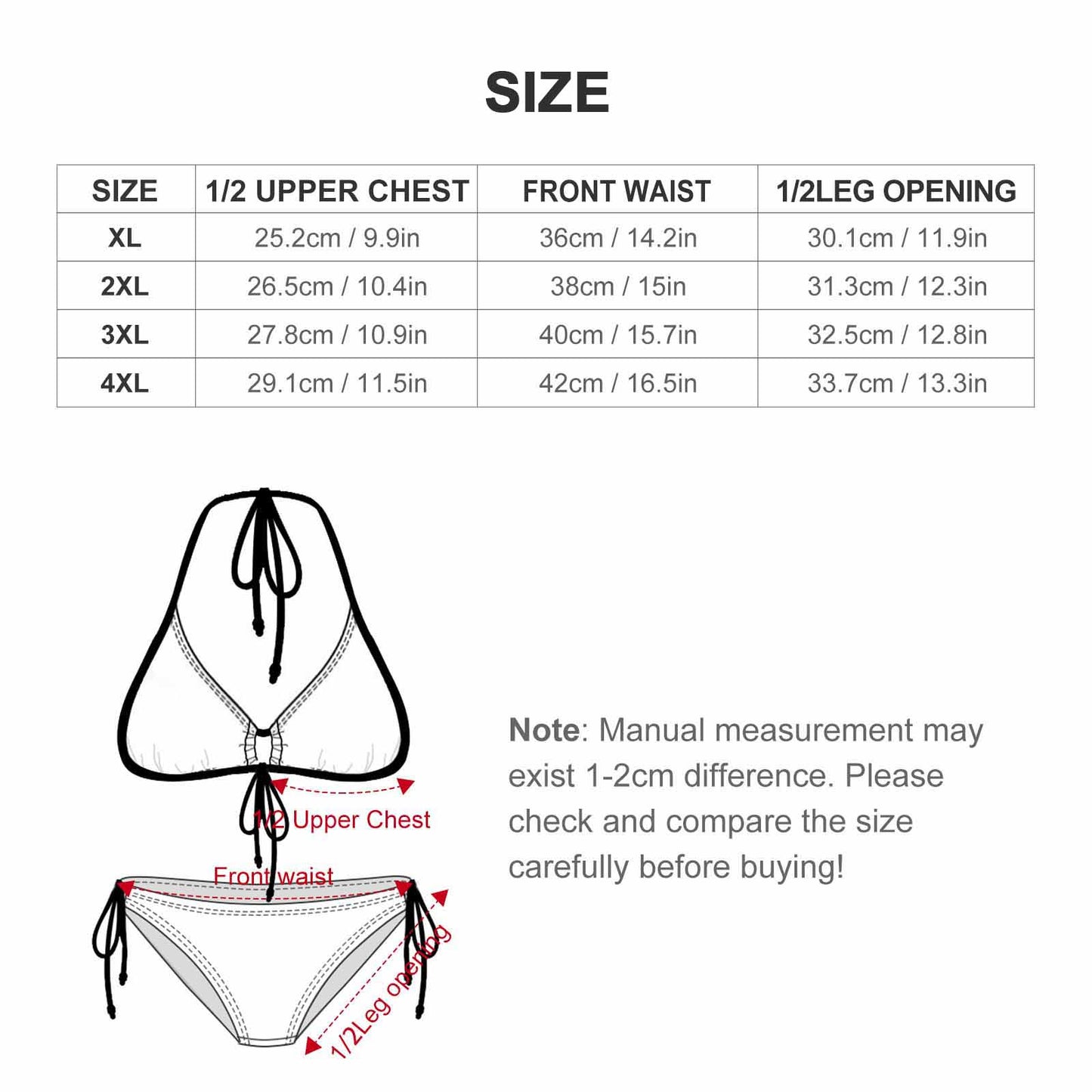 Purple Me Beauty Bikini String Bikini Set-Large for Woman