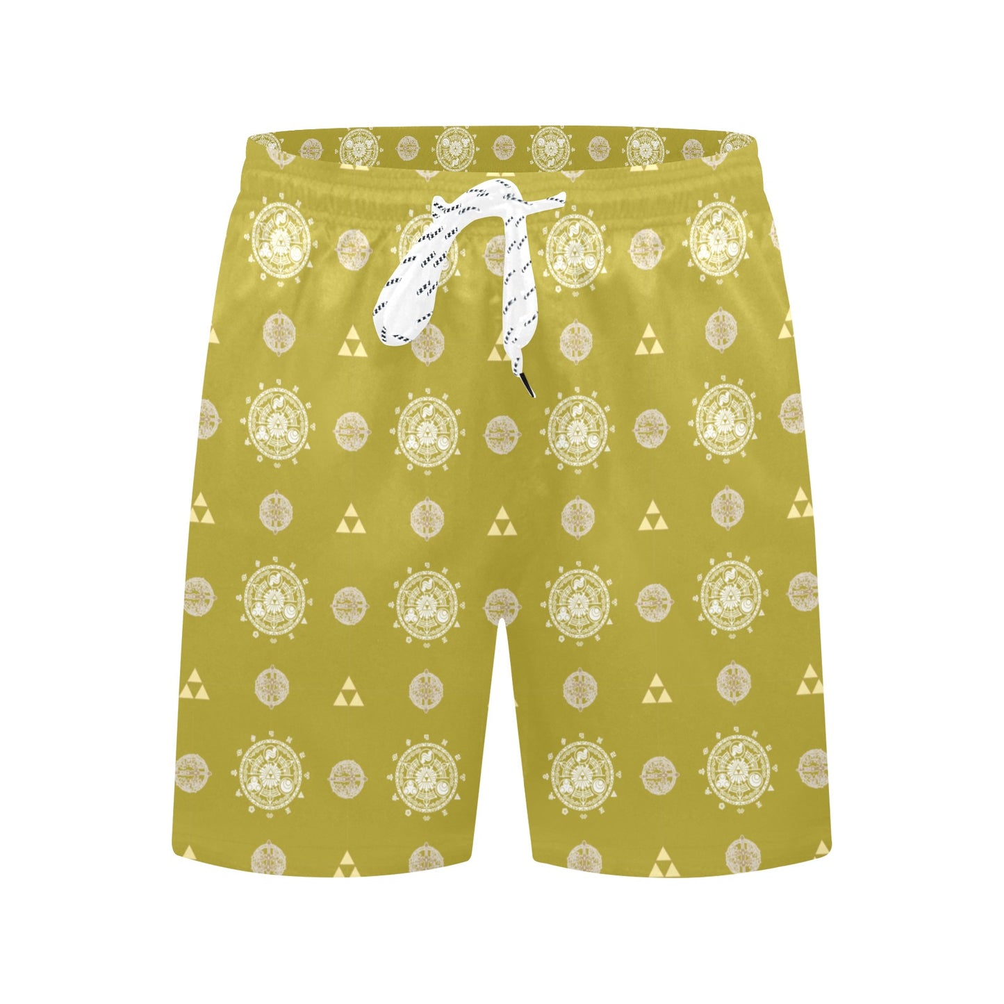 Golden Zelda trunks Men's Mid-Length Beach Shorts (Model L51)