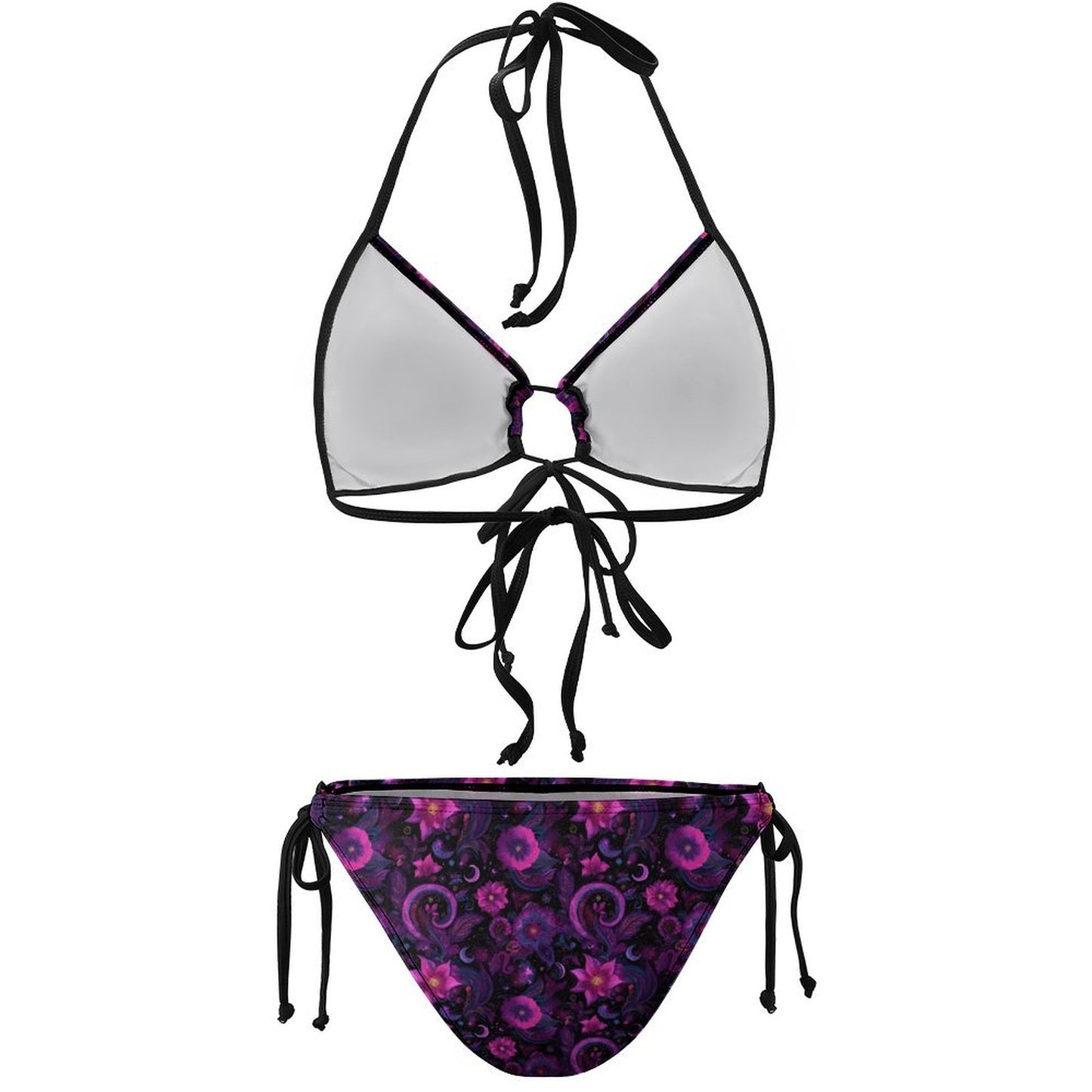 Purple Me Beauty Bikini String Bikini Set-Large for Woman