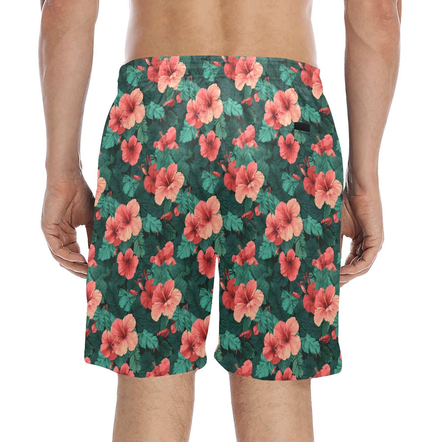 Borinquen Men Trunks Men's Mid-Length Beach Shorts