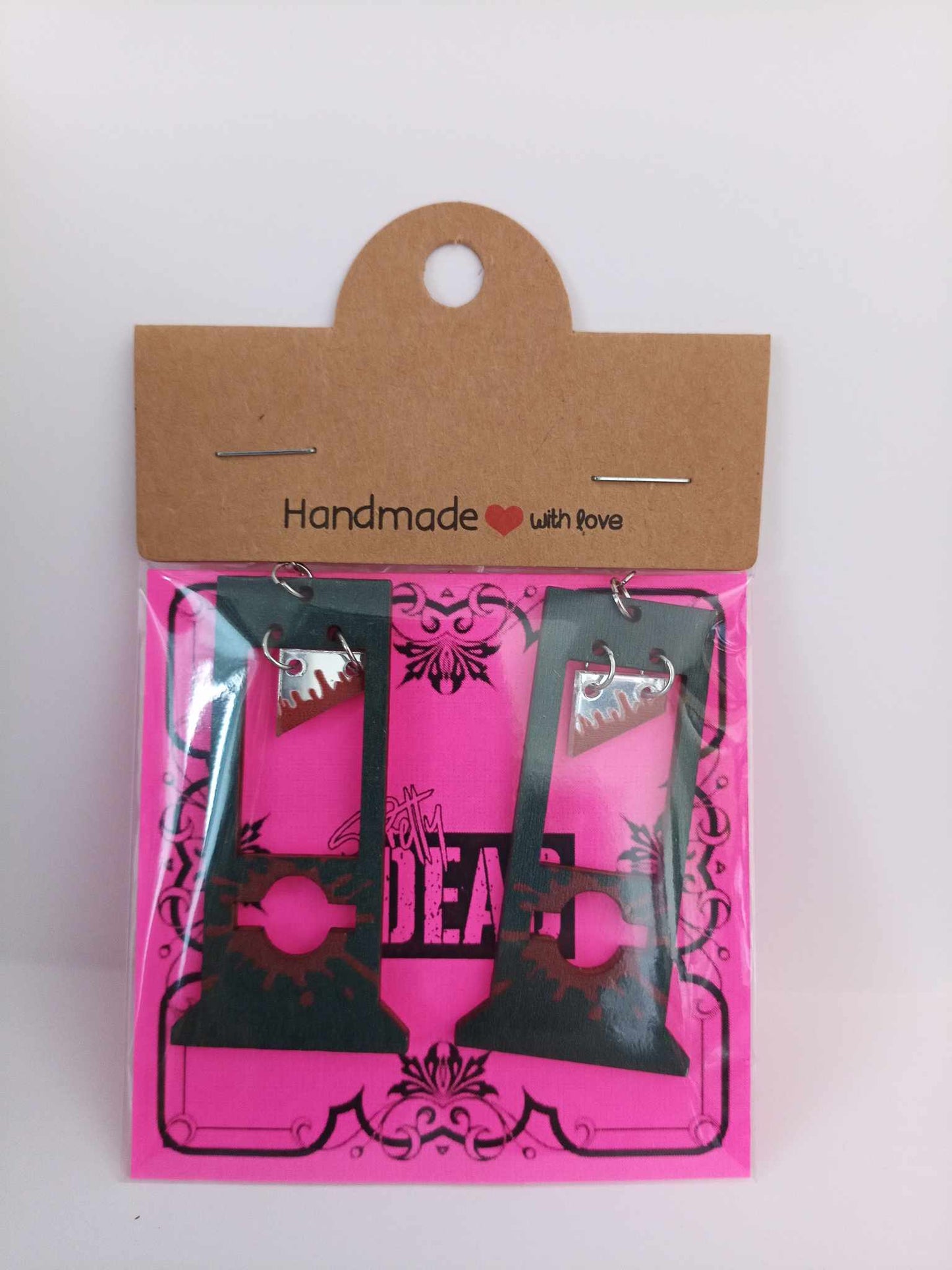 Dark Guillotine Earing Set