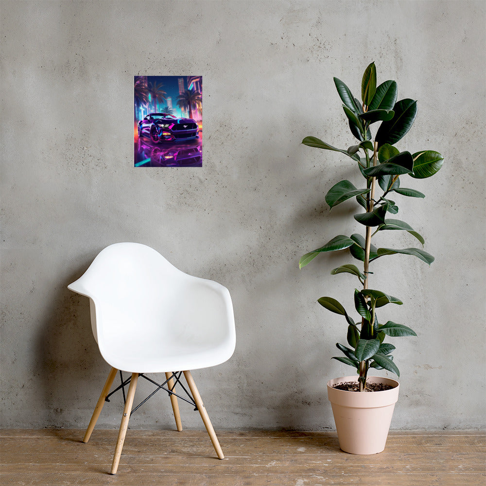 Miami Vice Poster, Custom Backdrop Personalized Custom Posters, Wall Posters for Bedroom, Wall Décor