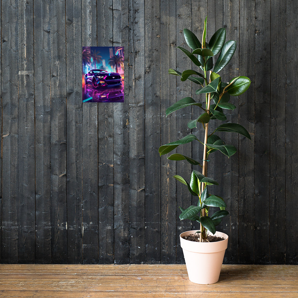 Miami Vice Poster, Custom Backdrop Personalized Custom Posters, Wall Posters for Bedroom, Wall Décor