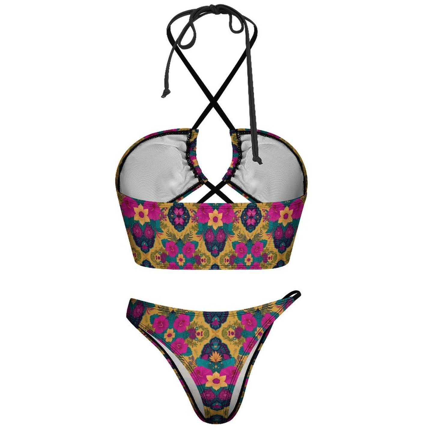 Flower In Bloom Bikini Swimsuit Bikini Swimsuit for Woman