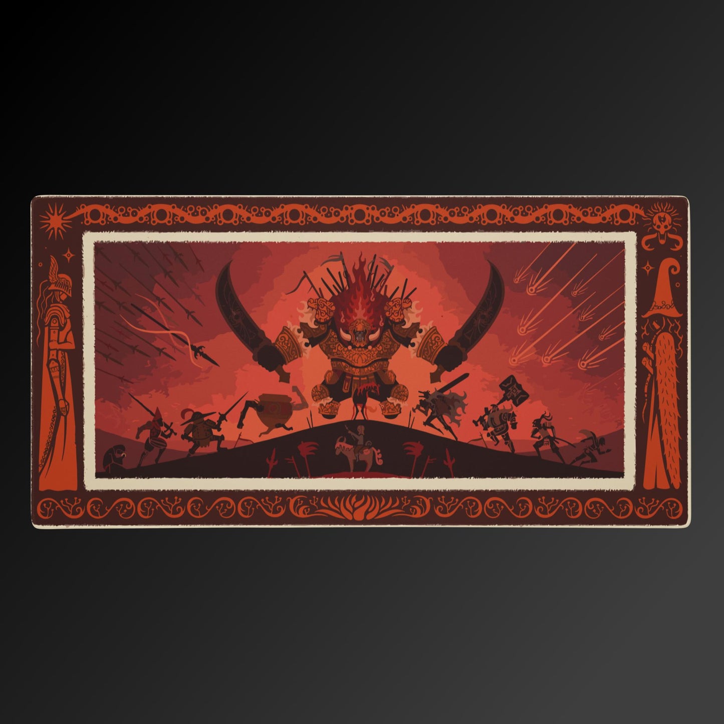 Starscourge Radahn Gaming Mouse Pad, Large Keyboard Pad, Mouse Pad for Keyboard with Anti-Slip Rubber Base, Extended Desk Pad XL Keyboard Pad Mouse Mat