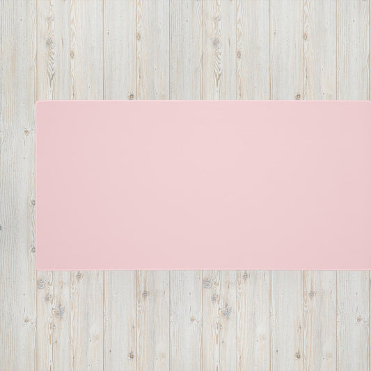 Simple and Clean Pink Gaming Mouse Pad, Large Keyboard Pad, Mouse Pad for Keyboard with Anti-Slip Rubber Base, Extended Desk Pad XL Keyboard Pad Mouse Mat