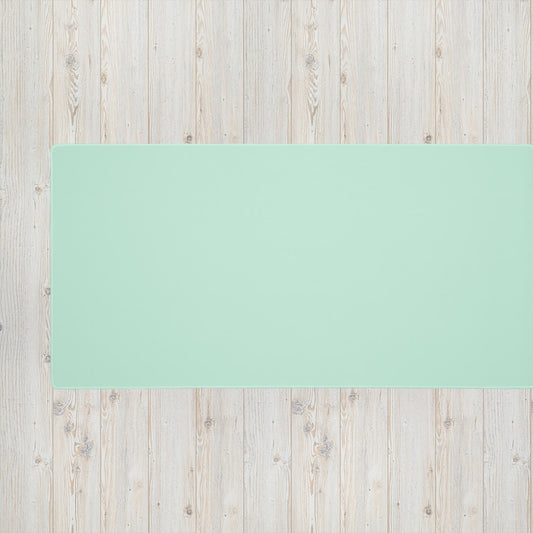 Simple and Clean Green Gaming Mouse Pad, Large Keyboard Pad, Mouse Pad for Keyboard with Anti-Slip Rubber Base, Extended Desk Pad XL Keyboard Pad Mouse Mat