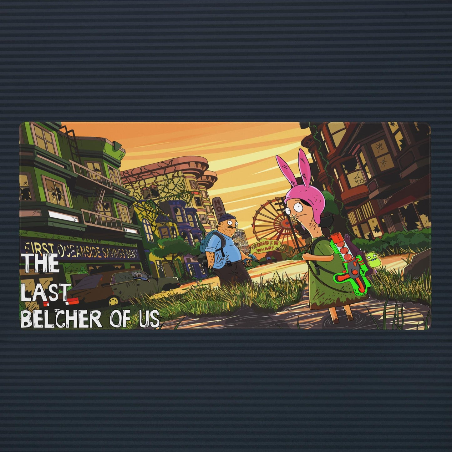 The Last Belcher Gaming Mouse Pad, Large Keyboard Pad, Mouse Pad for Keyboard with Anti-Slip Rubber Base, Extended Desk Pad XL Keyboard Pad Mouse Mat