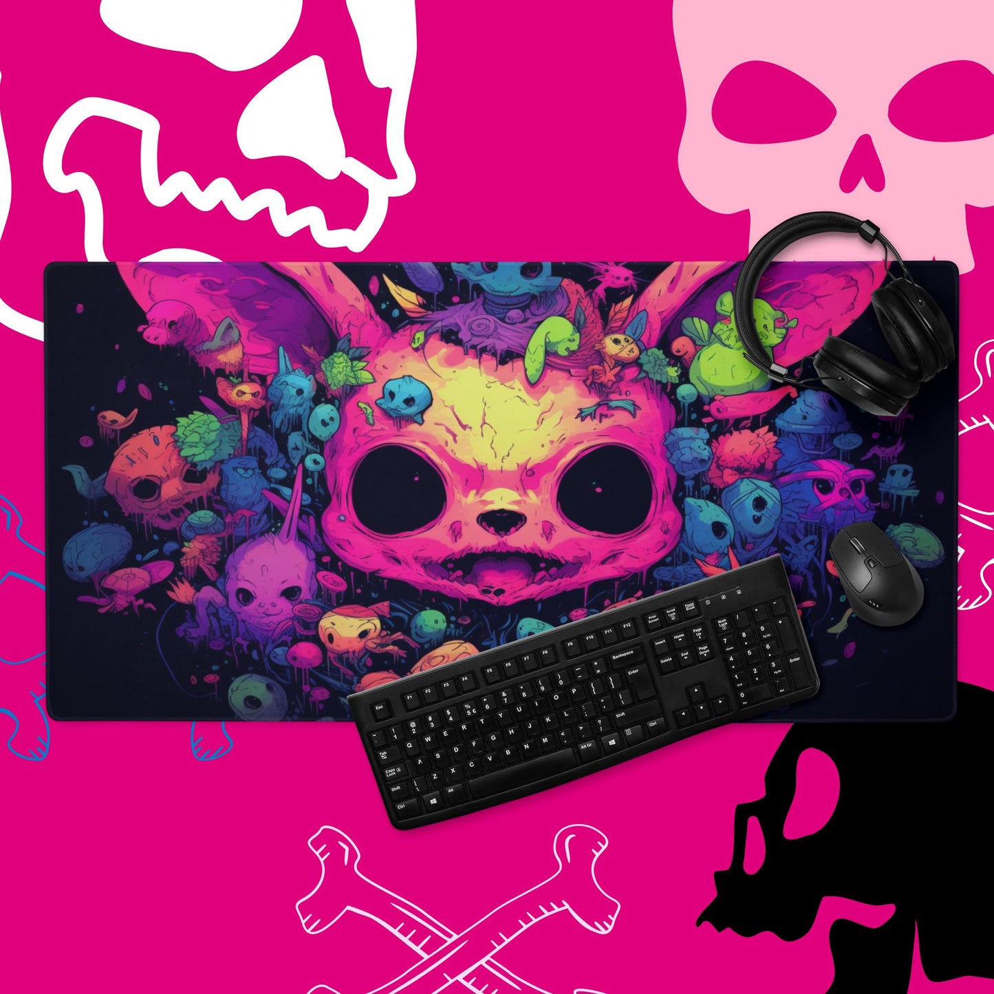 Pet Cemetery Gaming Mouse Pad, Large Keyboard Pad, Mouse Pad for Keyboard with Anti-Slip Rubber Base, Extended Desk Pad XL Keyboard Pad Mouse Mat