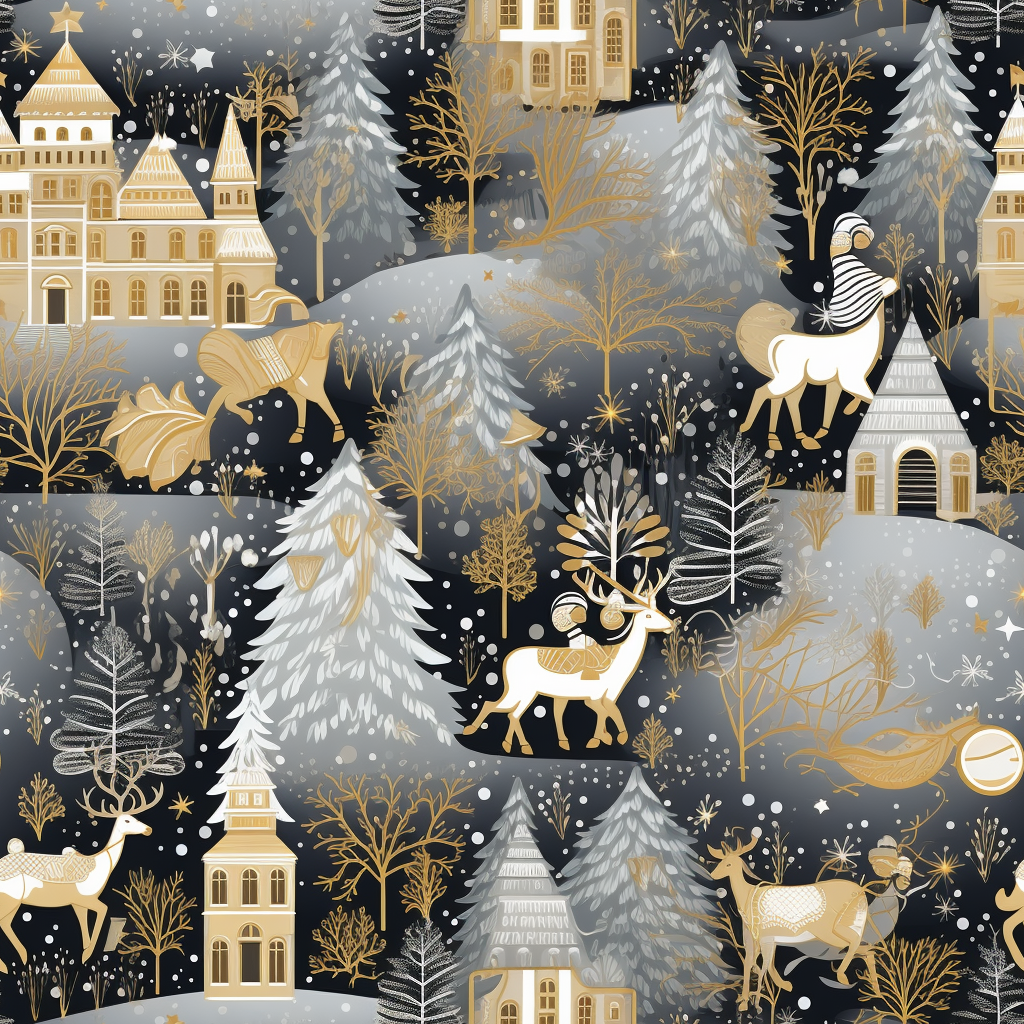 Christmas Pattern Bunddle for Sublimination, DTF, UVTF, Background, Fabric and Quilting