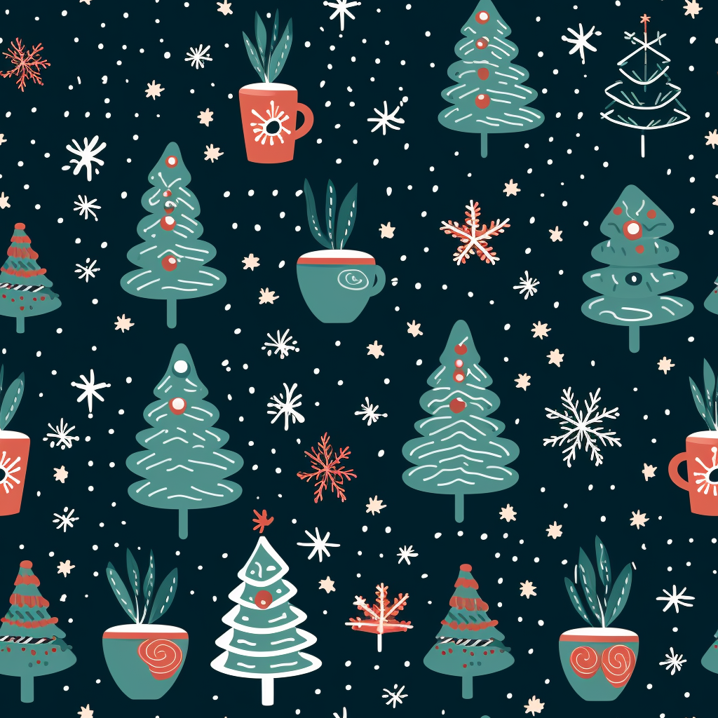 Christmas Pattern Bunddle for Sublimination, DTF, UVTF, Background, Fabric and Quilting
