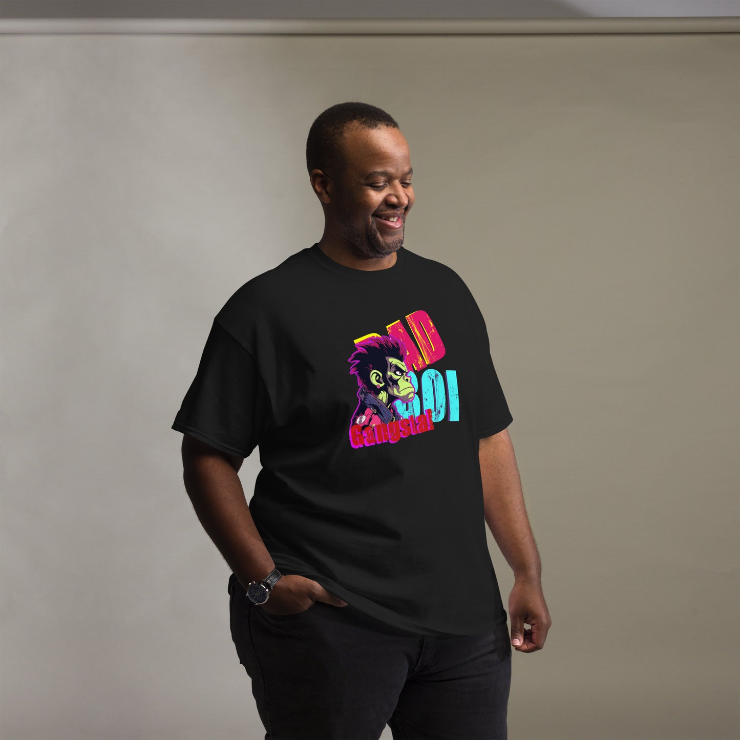 Gangsta! Graphic T-Shirt, Premium Graphic Tees, Cool Design T Shirts, Streetwear Casual Summer Tops T-Shirt Unisex