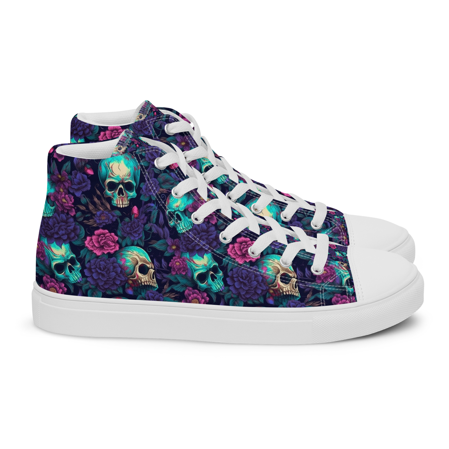 After Life Men's Hightop Canvas Shoes, Casual Lace up Canvas Shoes, Comfortable Fashion Classic Shoes
