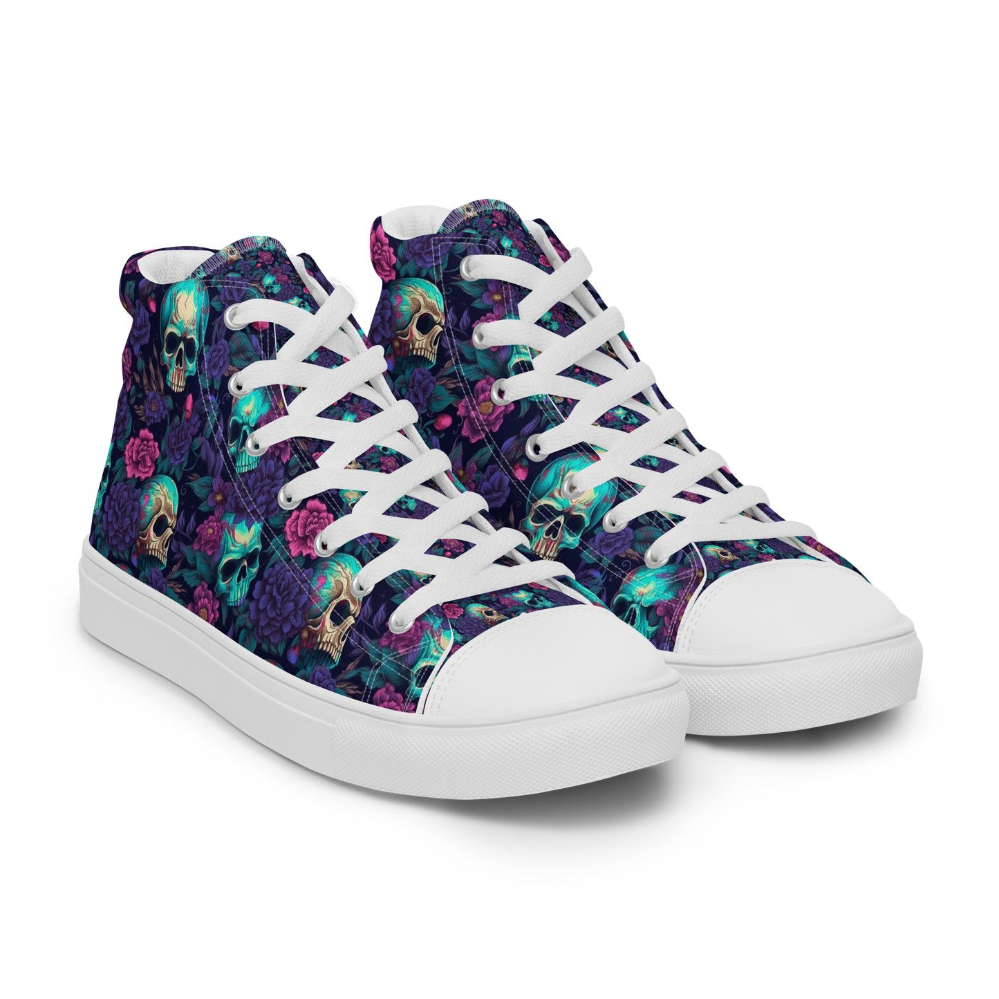 After Life Men's Hightop Canvas Shoes, Casual Lace up Canvas Shoes, Comfortable Fashion Classic Shoes