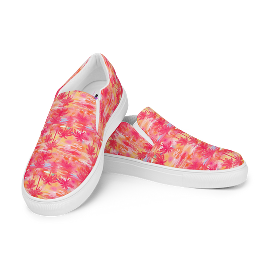 Playa Men's Slip-On Canvas Shoes, Classic Slip-on Fashion Sneaker, Walking Shoes,  Walking Comfortable Slip on Sneakers, Non Slip Food Service Lightweight Sneaker