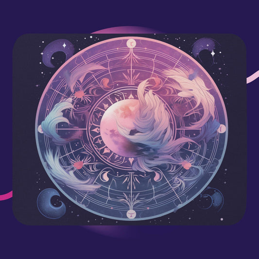 Astral Small Mousepad for Desktops, Non-Slip Rubber Base, Waterproof Mouse Mat, Mini Mouse Pad for Women Kids Men, Gaming Mouse Mat for Computer Laptop Home Office