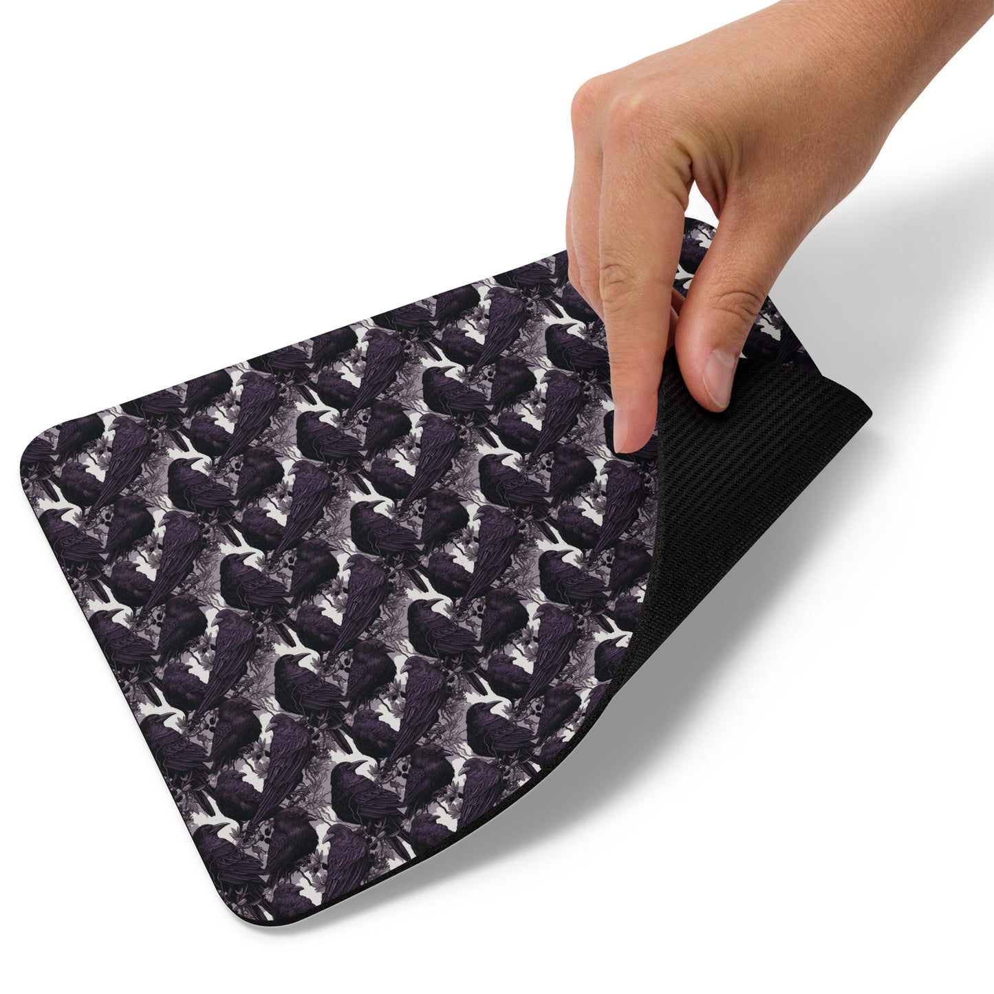 The Raven Small Mousepad for Desktops, Non-Slip Rubber Base, Waterproof Mouse Mat, Mini Mouse Pad for Women Kids Men, Gaming Mouse Mat for Computer Laptop Home Office