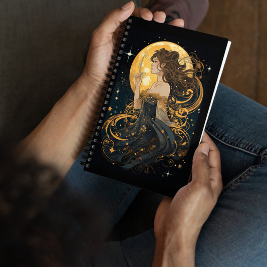 Star Goddess Collection Spiral notebook