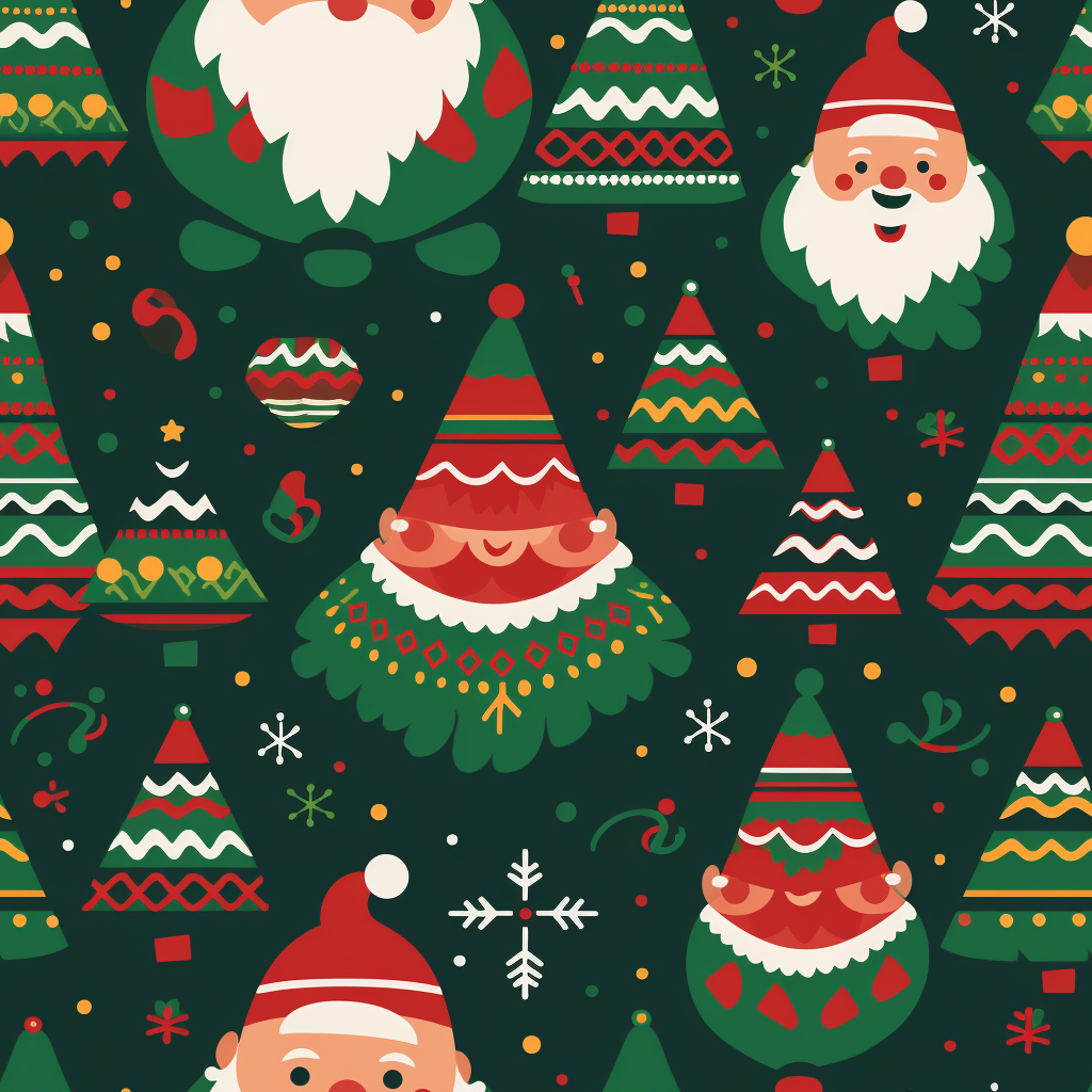 Christmas Pattern Bunddle for Sublimination, DTF, UVTF, Background, Fabric and Quilting