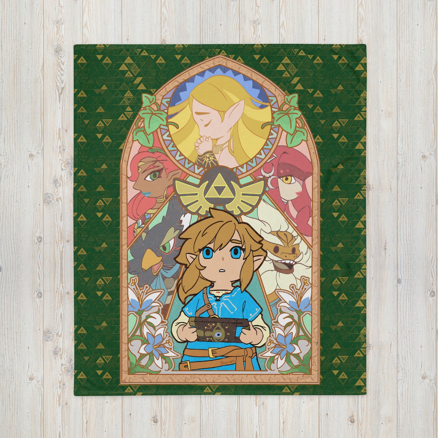 Legend Of Zelda Throw Blanket, Fleece Blanket Super Soft Cozy Throw Blanket 50" x 60", Lightweight Fuzzy Comfy Textured Flannel Blanket Warm Plush Throw Blankets for Couch, Sofa, Bed