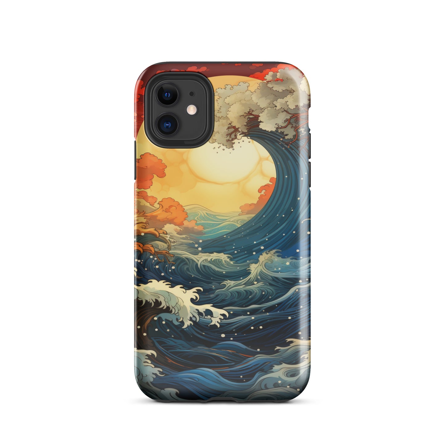 Ocean Tide Tough Case, Shockproof Phone Case,Cool Designed Phone Cases, Pocket-friendly