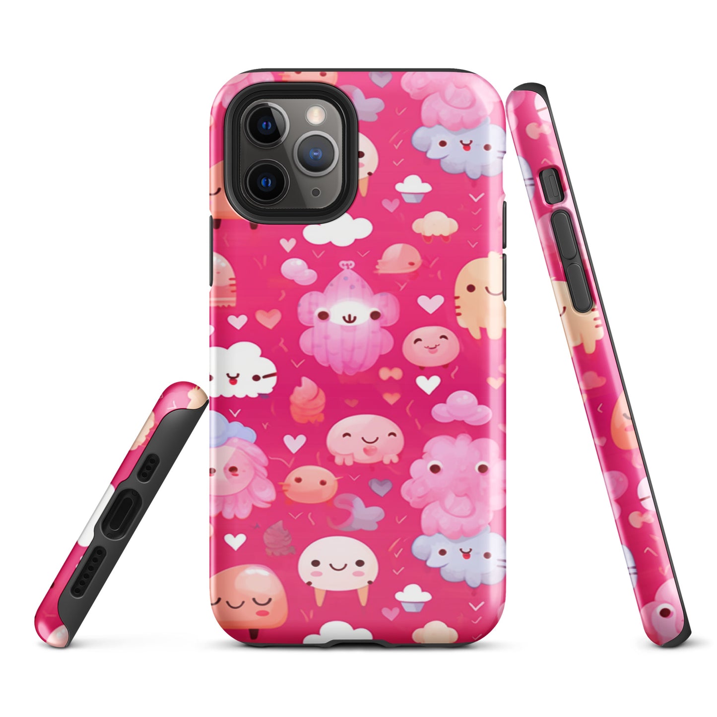 Pink and Fluffy Tough Case, Shockproof Phone Case,Cool Designed Phone Cases, Pocket-friendly