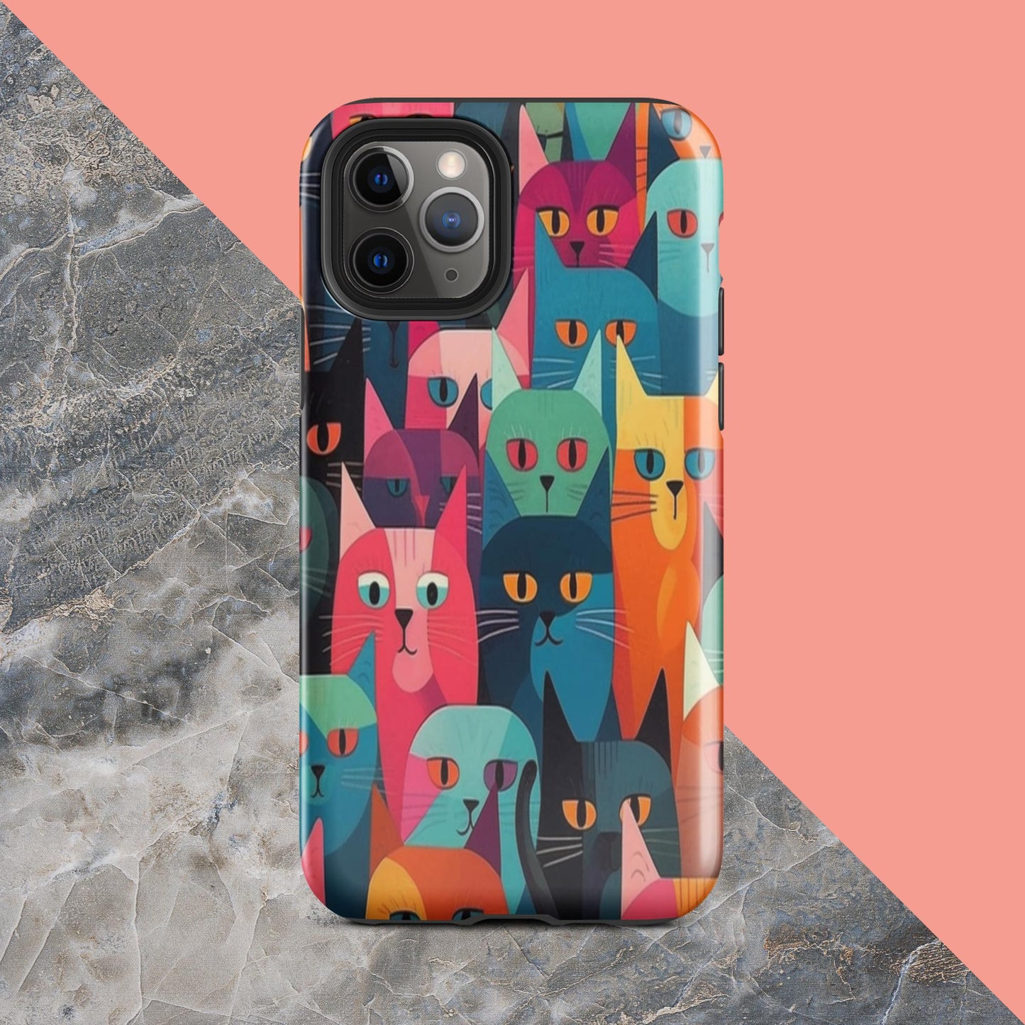 Cat Lady Tough Case, Shockproof Phone Case,Cool Designed Phone Cases, Pocket-friendly