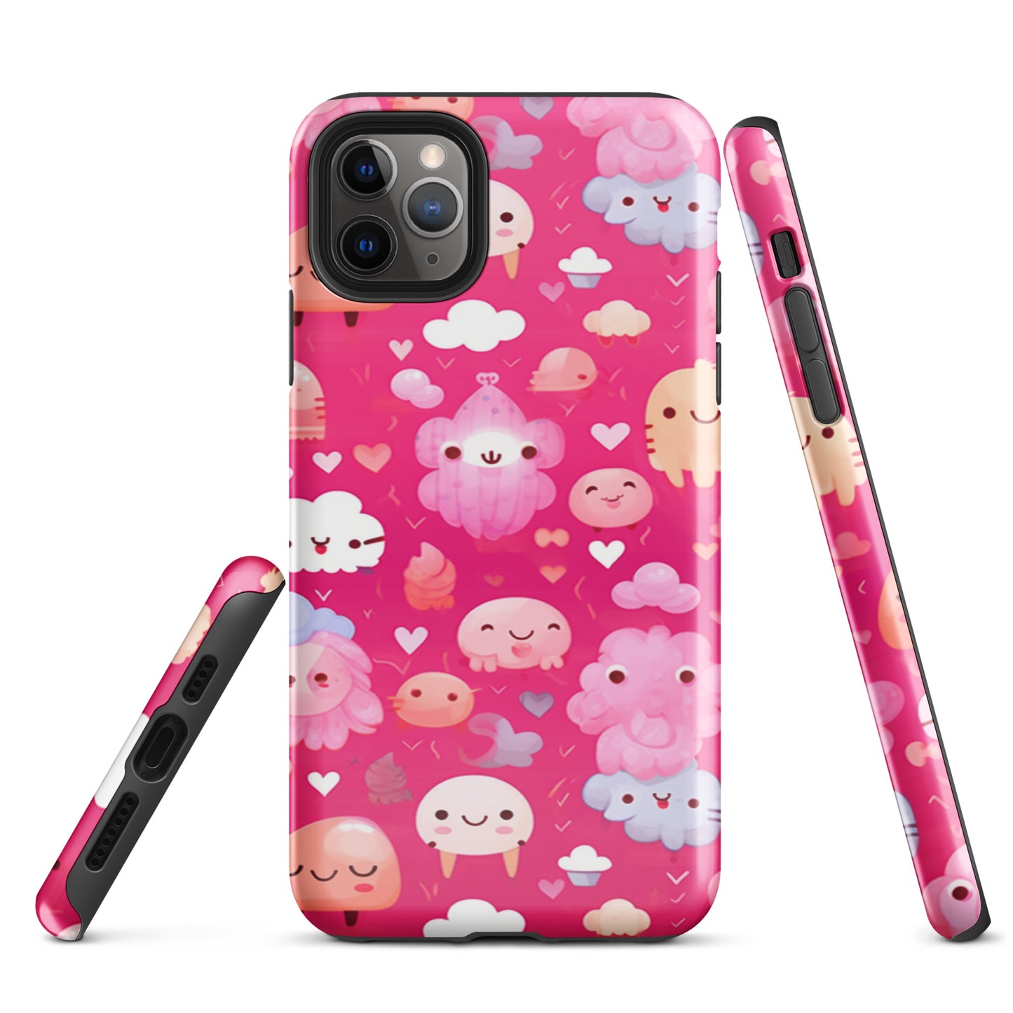 Pink and Fluffy Tough Case, Shockproof Phone Case,Cool Designed Phone Cases, Pocket-friendly