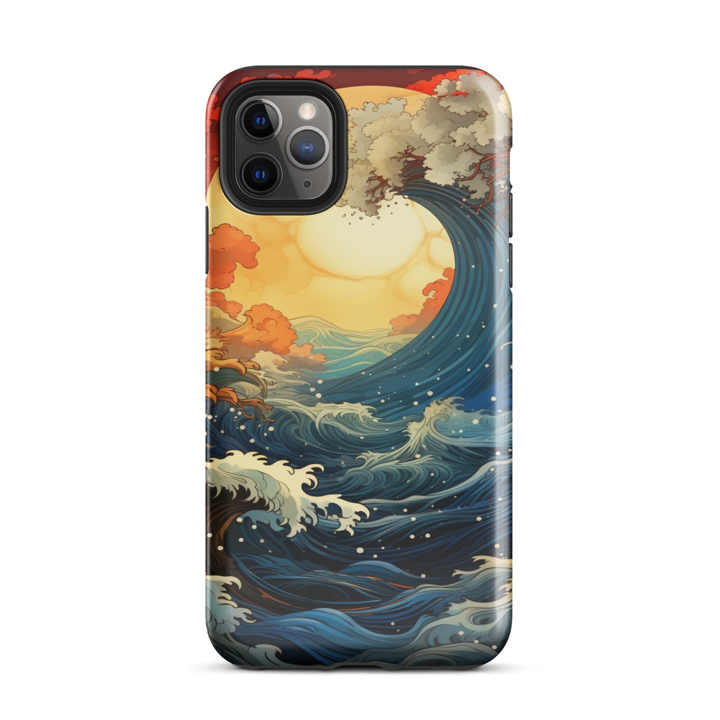 Ocean Tide Tough Case, Shockproof Phone Case,Cool Designed Phone Cases, Pocket-friendly