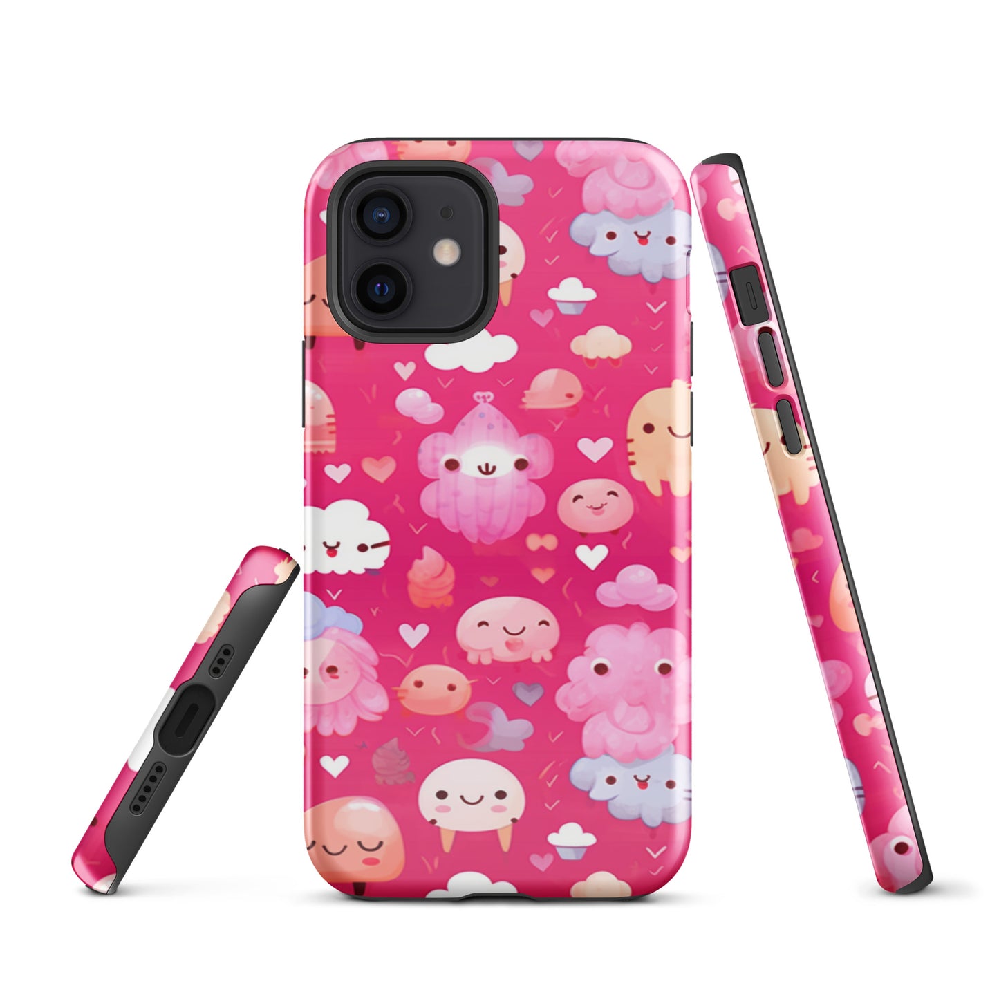Pink and Fluffy Tough Case, Shockproof Phone Case,Cool Designed Phone Cases, Pocket-friendly