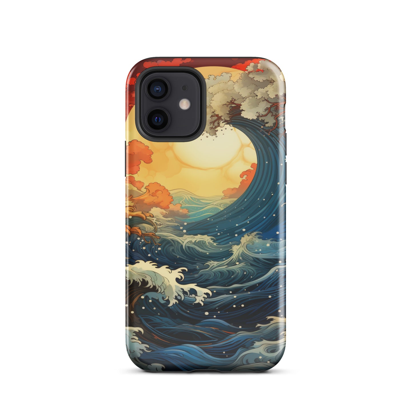Ocean Tide Tough Case, Shockproof Phone Case,Cool Designed Phone Cases, Pocket-friendly