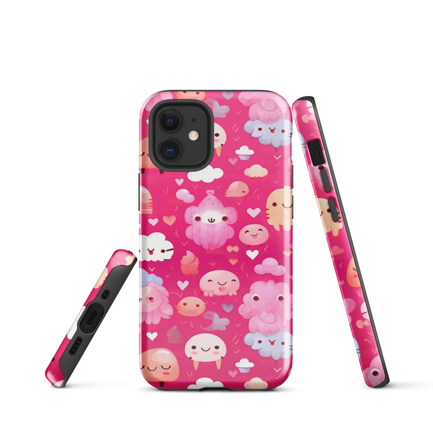 Pink and Fluffy Tough Case, Shockproof Phone Case,Cool Designed Phone Cases, Pocket-friendly
